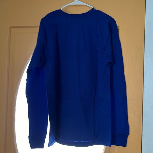Mens Nike long sleeved tee shirt size small new with tags royal blue just do it - Picture 2 of 3
